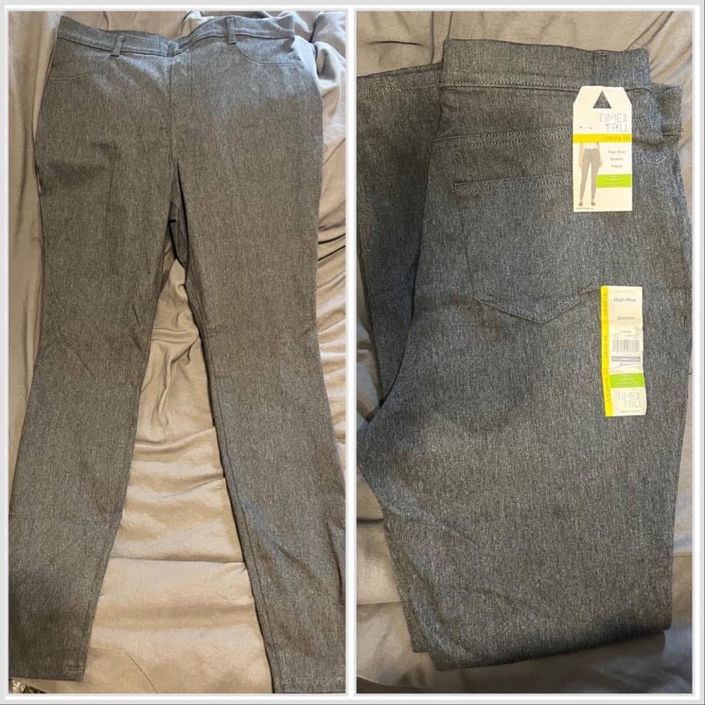 Gray Tapered Trousers